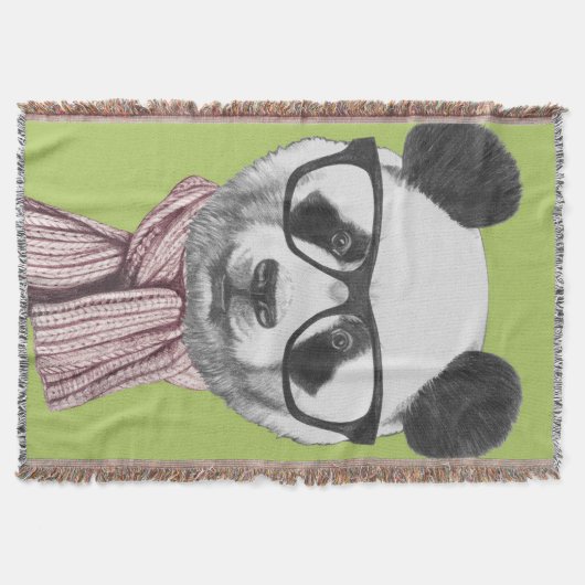 Couverture Ours panda prêt d'hiver (Devant)
