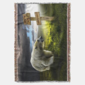 Couverture Ours polaire regardant le panneau en bois du pôle  (devant Vertical)