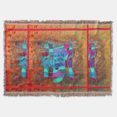 Couverture "Ouverture orange" par Paul Buică Throw Blanket (Devant)