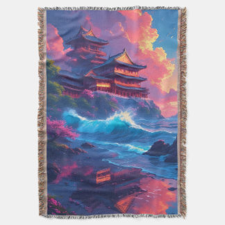 Couverture Pagode Dreamwave au bord de la mer