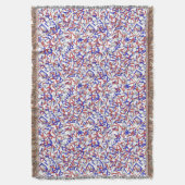 Couverture Paillettes Rouge Blanc Bleu Patriotiques (devant Vertical)