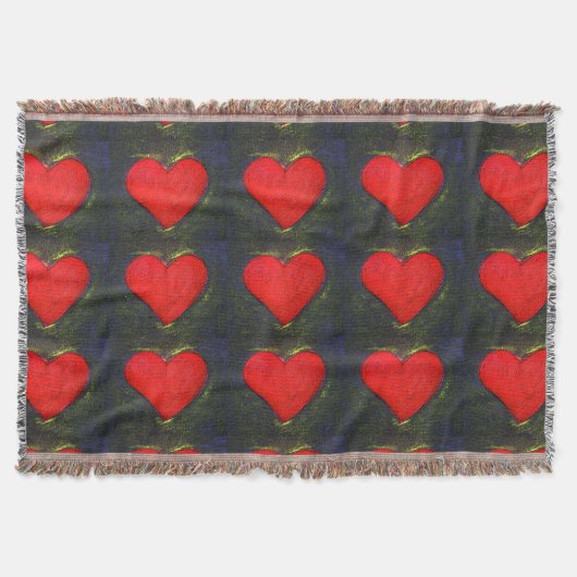 Couverture Painted Heart Throw Blanket (Devant)