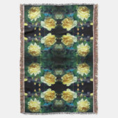 Couverture Paire de fleurs de rose jaune Abstrait (devant Vertical)