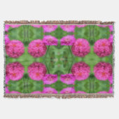 Couverture Paire de fleurs rose Zinnia Abstrait (Devant)