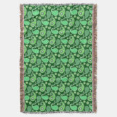 Couverture Paisley motif, Emerald et Jade Green (devant Vertical)