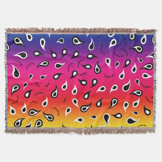 Couverture Paisley Rainbow (Devant)