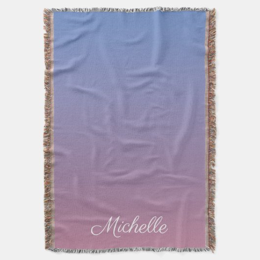 Couverture Pale rose et bleu dégradé ombre (devant Vertical)