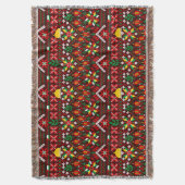 Couverture Palestine Tatreez Broderie traditionnelle (devant Vertical)