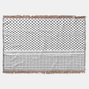 Couverture Palestinien Kufiya Motif traditionnel Folk Hatta