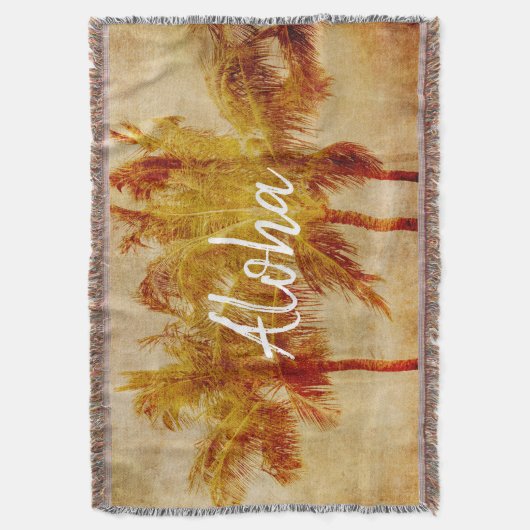 Couverture Palm Tree Vintage (devant Vertical)