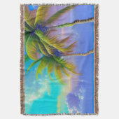 Couverture Palmiers à la tombée de la nuit Tropical (devant Vertical)