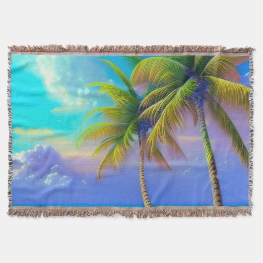 Couverture Palmiers à la tombée de la nuit Tropical (Devant)