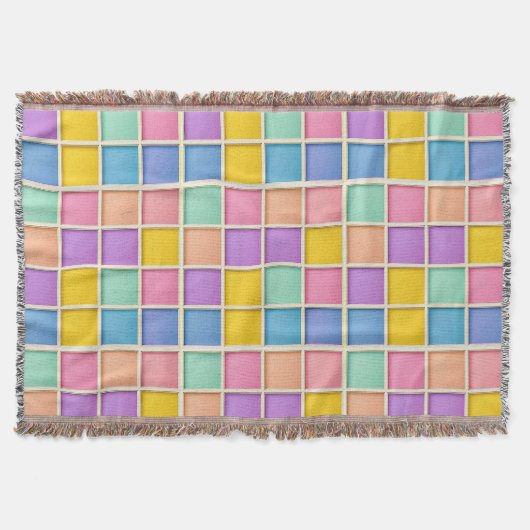 Couverture Panneau de grille géométrique coloré (Devant)