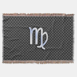 Couverture Panneau Virgo Zodiac en fibre de carbone