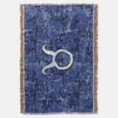 Couverture Panneau Zodiac Taurus sur Camouflage numérique ble (devant Vertical)