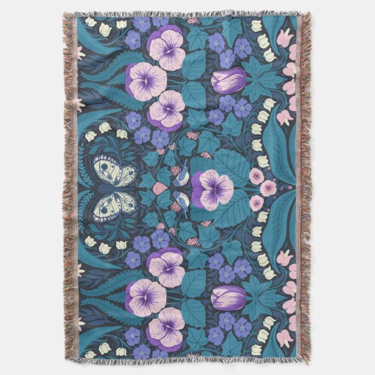 Couverture Pansies, oiseaux et papillons (devant Vertical)