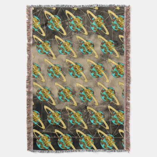 Couverture Papa, vibe Throw Blanket (devant Vertical)