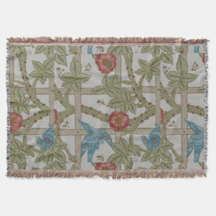 Couverture Papier peint à motif treillis de William Morris