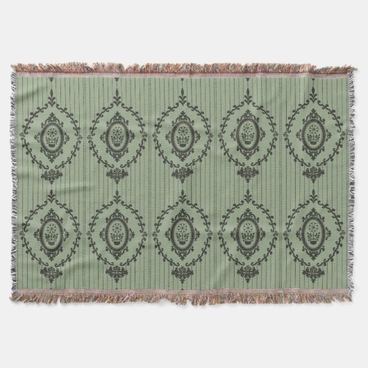 Couverture Papier peint baroque en vert (Devant)