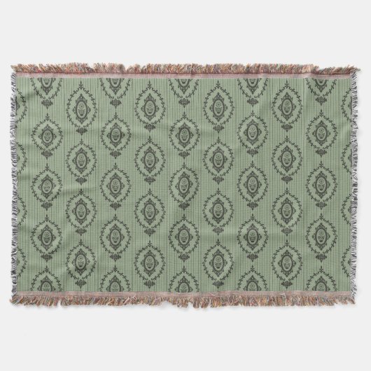 Couverture Papier peint baroque en vert (Devant)