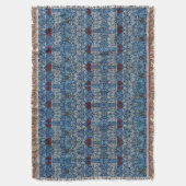 Couverture Papier peint Tulipe Rose Navy Blue de William Morr (devant Vertical)