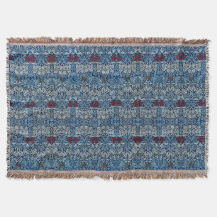 Couverture Papier peint Tulipe Rose Navy Blue de William Morr