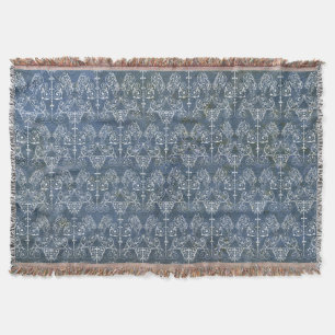 Couverture Papier peint vintage Damask - blanc + votre dossie