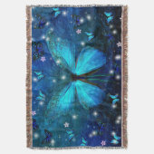 Couverture Papillon bleu élégant (devant Vertical)