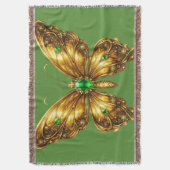 Couverture Papillon de cristal émeraude doré (devant Vertical)
