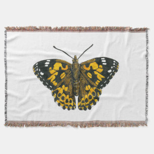 Couverture Papillon de femme peint