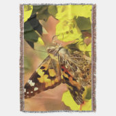 Couverture Papillon de la Dame peint sur Myrtle Spurge (devant Vertical)