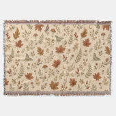 Couverture Papillon de lune d'automne Champignon Botanique So (Devant)