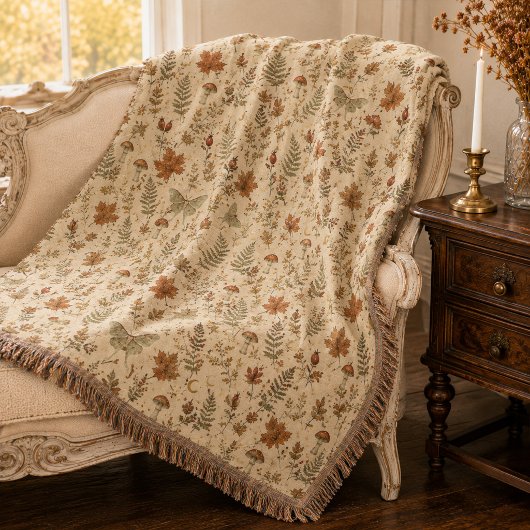 Couverture Papillon de lune d'automne Champignon Botanique So