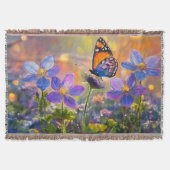 Couverture Papillon minuscule sur les Fleurs sauvages au leve (Devant)