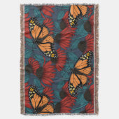 Couverture Papillon monarque sur des fleurs rouges (devant Vertical)