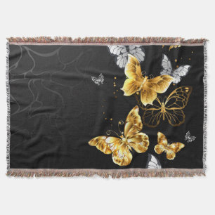 Couverture Papillons blancs et dorés
