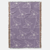 Couverture Papillons Blancs Roses Violets (devant Vertical)