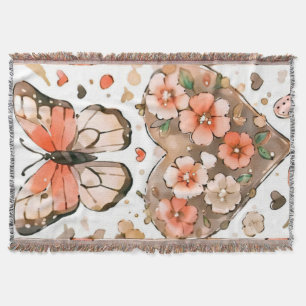 Couverture Papillons, Coeurs et Fleurs