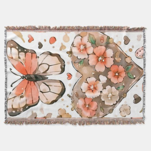 Couverture Papillons, Coeurs et Fleurs (Devant)