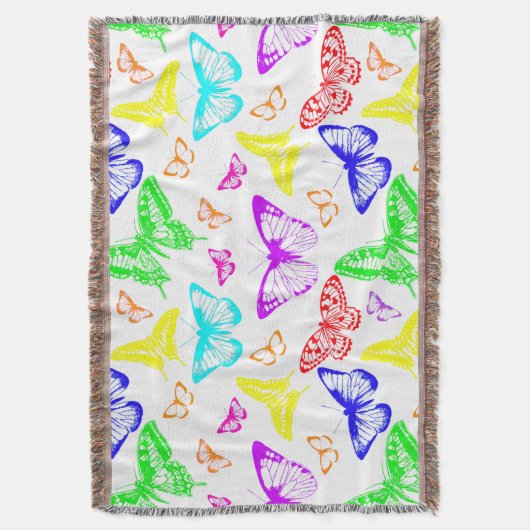 Couverture Papillons de couleur arc-en-ciel volant (devant Vertical)