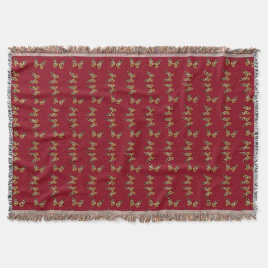 Couverture Papillons noirs et or sur le marron (Devant)