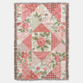 Couverture Papillons rose Patchwork sans couture (devant Vertical)