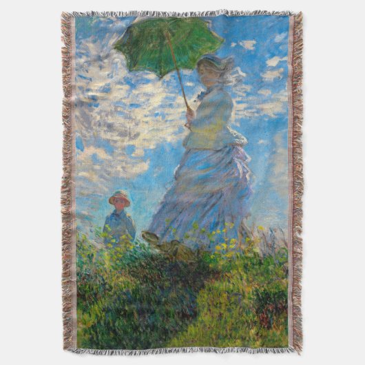 Couverture Parasol Monet Femme Impressionnisme (devant Vertical)
