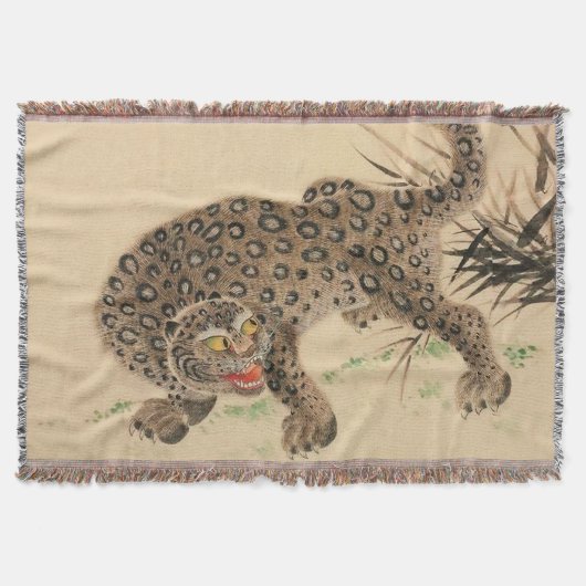 Couverture Parchemin vintage léopard tacheté japonais (Devant)