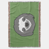 Couverture Paresseux Visage (devant Vertical)