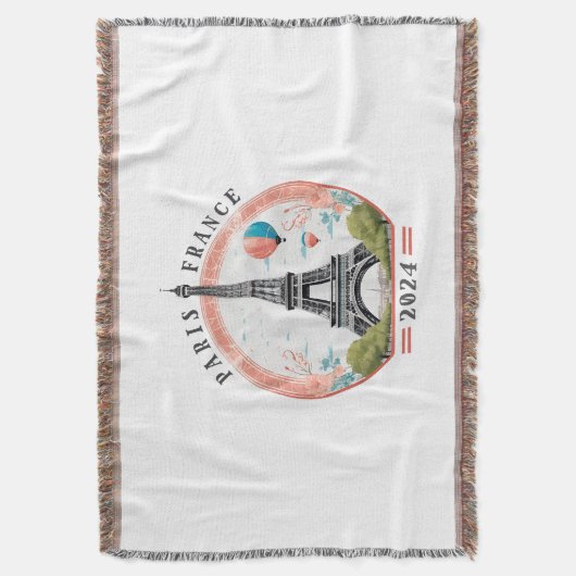 Couverture Paris France 2024 Jetez les couvertures, Tour Eiff (devant Vertical)