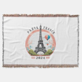 Couverture Paris France 2024 Jetez les couvertures, Tour Eiff (Devant)