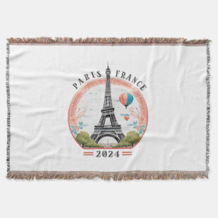 Couverture Paris France 2024 Jetez les couvertures, Tour Eiff