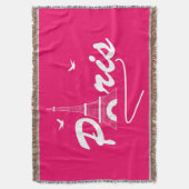 Couverture Paris Tour Eiffel - Graphique de texte (devant Vertical)