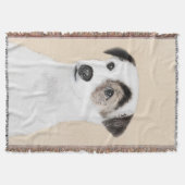 Couverture Parson Jack Russell Terrier Peinture - Chien Art (Devant)